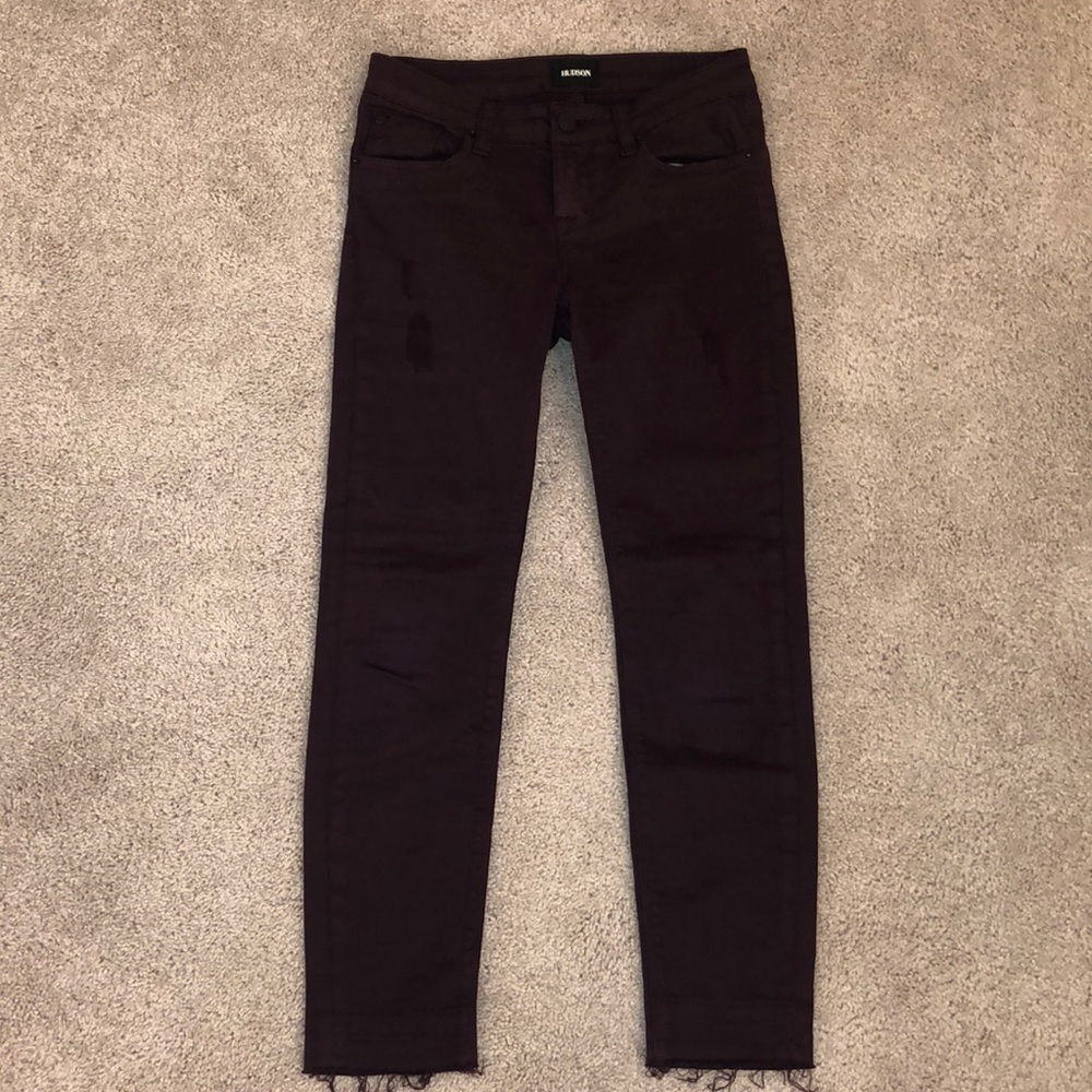 Maroon jeans